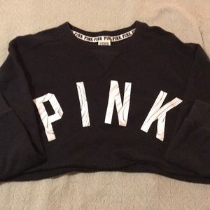 Swirl print crop top PINK